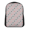 Poker Playing Card Suits Pattern Print Casual Backpack