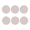 Poker Playing Card Suits Pattern Print Coaster Set