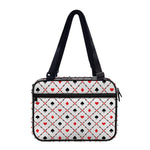 Poker Playing Card Suits Pattern Print Double Strap Bible Bag