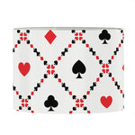 Poker Playing Card Suits Pattern Print Drum Lamp Shade