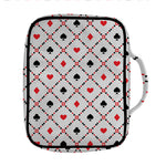 Poker Playing Card Suits Pattern Print Front Pocket Bible Bag