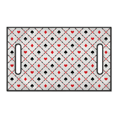 Poker Playing Card Suits Pattern Print Golf Cart Seat Cover