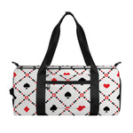 Poker Playing Card Suits Pattern Print Gym Bag
