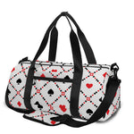 Poker Playing Card Suits Pattern Print Gym Bag