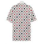 Poker Playing Card Suits Pattern Print Hawaiian Shirt