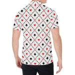 Poker Playing Card Suits Pattern Print Men's Shirt