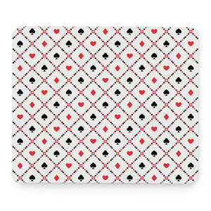 Poker Playing Card Suits Pattern Print Mouse Pad