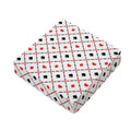 Poker Playing Card Suits Pattern Print Outdoor Seat Cushion Cover