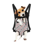 Poker Playing Card Suits Pattern Print Pet Carrier Backpack