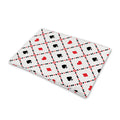 Poker Playing Card Suits Pattern Print Pet Cooling Mat Cover