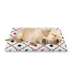 Poker Playing Card Suits Pattern Print Pet Cooling Mat Cover