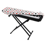 Poker Playing Card Suits Pattern Print Piano Keyboard Cover
