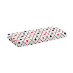 Poker Playing Card Suits Pattern Print Piano Keyboard Cover