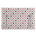 Poker Playing Card Suits Pattern Print Placemat