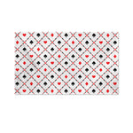 Poker Playing Card Suits Pattern Print Polyester Flag