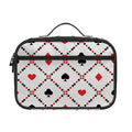 Poker Playing Card Suits Pattern Print Portable Lunch Bag