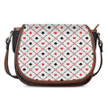 Poker Playing Card Suits Pattern Print Saddle Bag