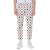 Poker Playing Card Suits Pattern Print Scuba Joggers