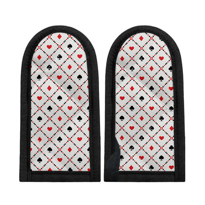 Poker Playing Card Suits Pattern Print Skillet Handle Cover