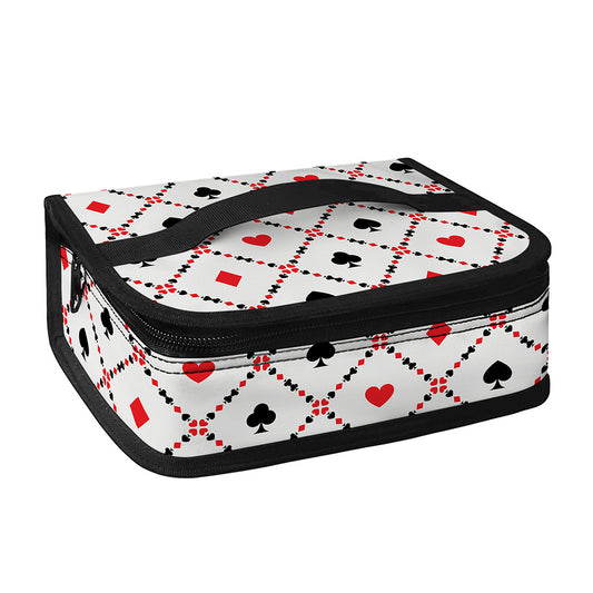 Poker Playing Card Suits Pattern Print Small Lunch Bag
