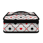 Poker Playing Card Suits Pattern Print Small Lunch Bag