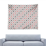 Poker Playing Card Suits Pattern Print Tapestry