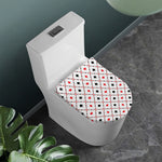 Poker Playing Card Suits Pattern Print Toilet Lid Cover