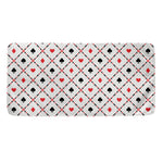 Poker Playing Card Suits Pattern Print Towel