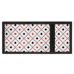 Poker Playing Card Suits Pattern Print Trifold Wallet