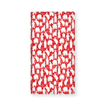 Polar Bear And Snowflake Pattern Print Baby Crib Sheet