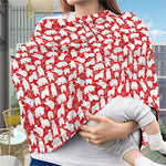Polar Bear And Snowflake Pattern Print Baby Seat Cover