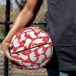 Polar Bear And Snowflake Pattern Print Basketball