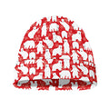 Polar Bear And Snowflake Pattern Print Beanie