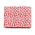 Polar Bear And Snowflake Pattern Print Bifold Wallet