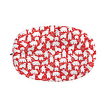 Polar Bear And Snowflake Pattern Print Car Side Mirror Covers