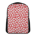 Polar Bear And Snowflake Pattern Print Casual Backpack
