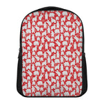 Polar Bear And Snowflake Pattern Print Casual Backpack