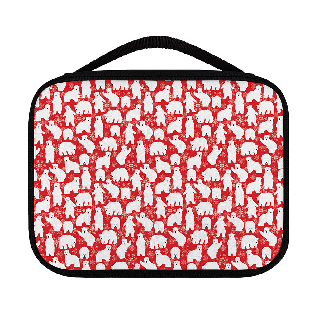 Polar Bear And Snowflake Pattern Print Classic Bible Case