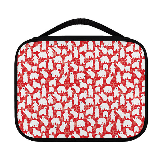 Polar Bear And Snowflake Pattern Print Classic Bible Case