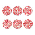 Polar Bear And Snowflake Pattern Print Coaster Set