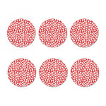 Polar Bear And Snowflake Pattern Print Coaster Set