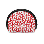 Polar Bear And Snowflake Pattern Print Coin Purse