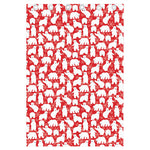 Polar Bear And Snowflake Pattern Print Curtain