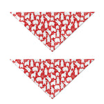 Polar Bear And Snowflake Pattern Print Dog Bandana