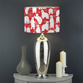 Polar Bear And Snowflake Pattern Print Drum Lamp Shade