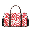 Polar Bear And Snowflake Pattern Print Duffel Bag