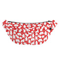 Polar Bear And Snowflake Pattern Print Fanny Pack