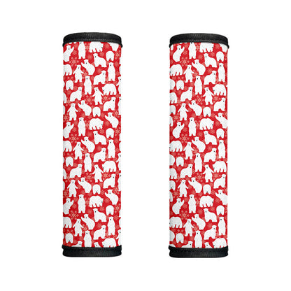 Polar Bear And Snowflake Pattern Print Handle Covers