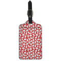 Polar Bear And Snowflake Pattern Print Luggage Tag