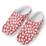 Polar Bear And Snowflake Pattern Print Mesh Casual Shoes